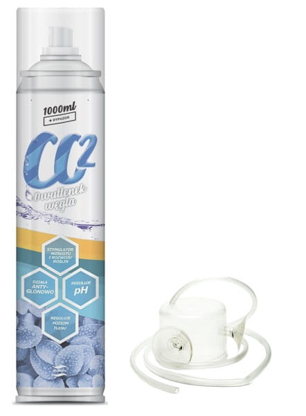 Plantis zestaw butla co2 1000ml + dyfuzor